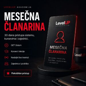 LevelUp Akademija &mdash; Mesečna pretplata